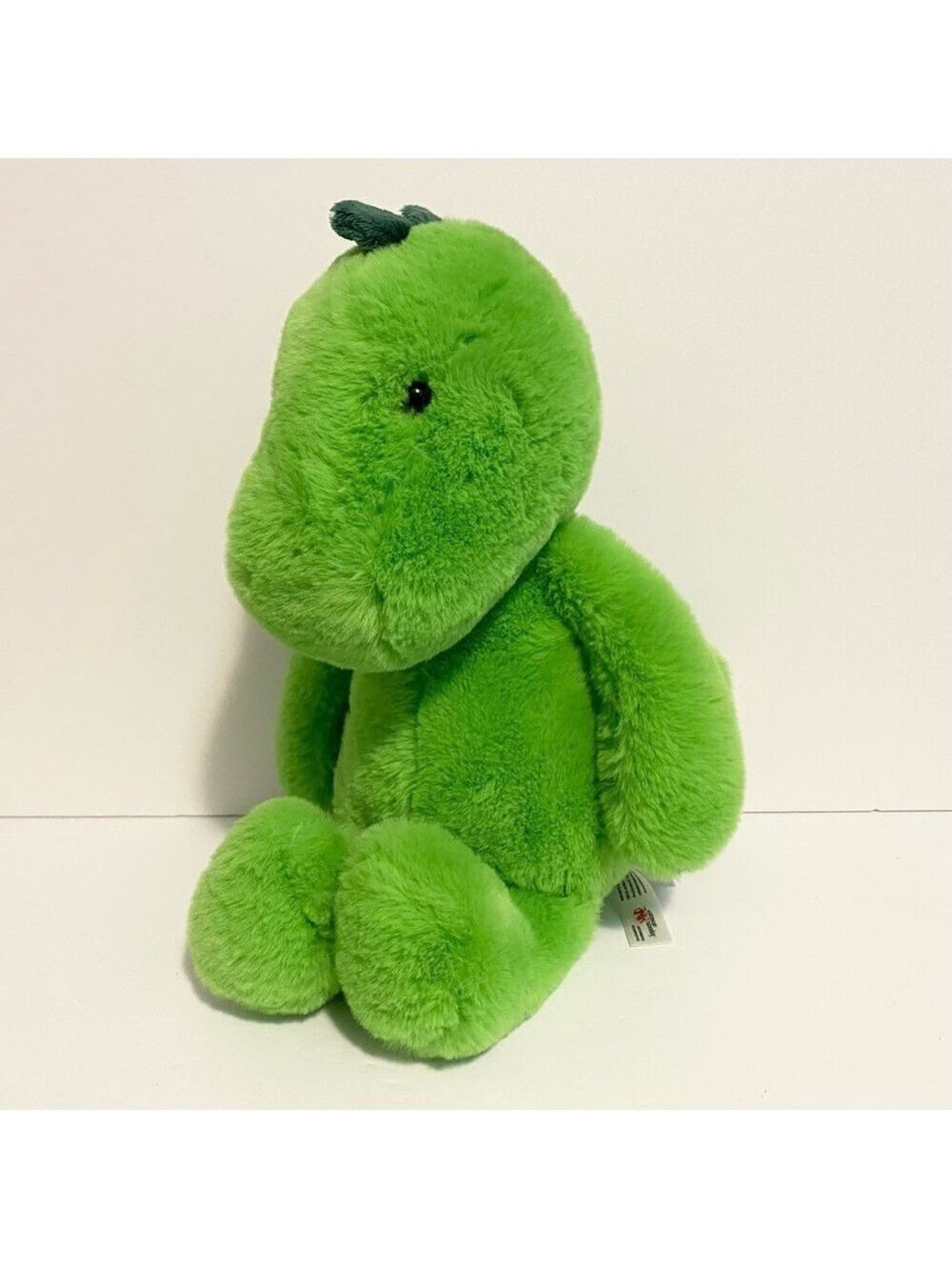 Worlds Softest Plush Green Dinosaur Stuffed Animal Ears Lovey Baby Toy 11” Dino